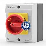 QUALITÉ CERTIFIÉE: Ce commutateur rotatif IP65 répond aux normes VDE 0660, IEC/EN 60947-1/3/5-1 et IEC/EN 60204-1. Un interrupteur 220V / 400V de qualité industrielle, conçu pour la fiabilité, la sécurité et la longévité.