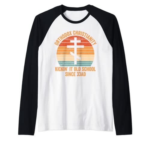 Orthodoxy Christianisme Kickin' it old school Manche Raglan