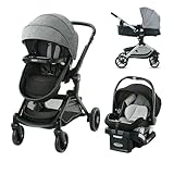 Graco Modes Nest Travel System, 3-in-1 Baby Stroller and Car Seat Combo with SnugRide SnugLock 35 Elite Infant Car Seat, Rear-Facing from 1.8-16 kg (4-35 lb), Nico