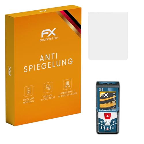 atFoliX Screen Protector compatible with Bosch GLM 50 C Screen Protection Film, anti-reflective and shock-absorbing FX Protector Film (2X)