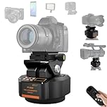 ZIFON PT2000 Motorised 360° Panoramic Head with Wireless Remote Control (2.2 kg Load Capacity) - Electronic Pan/Tilt Tripod Head for DSLR, Smartphone & Video
