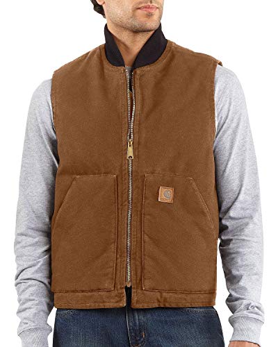 Image of Carhartt Men's Iconic V01 Firm Duck Vest