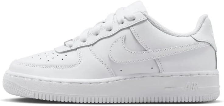 Nike Air Force 1 LE Big Kids' Shoes (FV5951-111, White/White/White/White) Size 2