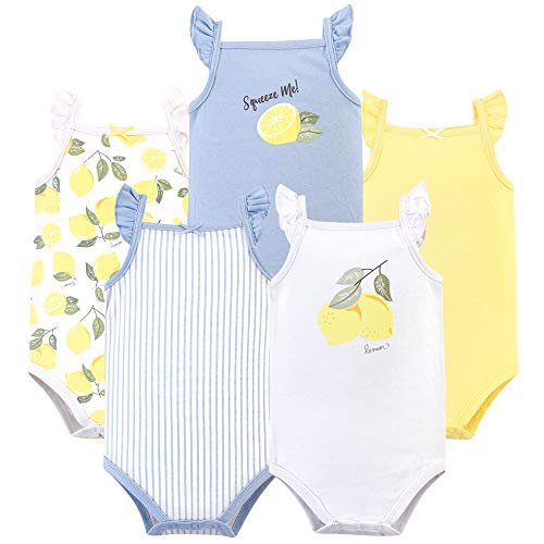 Image of Hudson Baby Unisex Baby Cotton Sleeveless Bodysuits