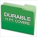 Pendaflex Double Stuff File Folders, Letter Size, Assorted Color, 1/3 Cut, 50/BX (54460)