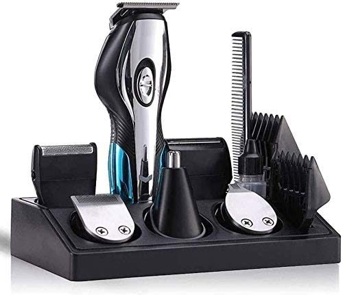 KouRy Professional Cordless T-Outliner Beard/Hair Trimmer,LCD Digital,Large Capacity Battery,USB Rechargeable/Plug-in ...