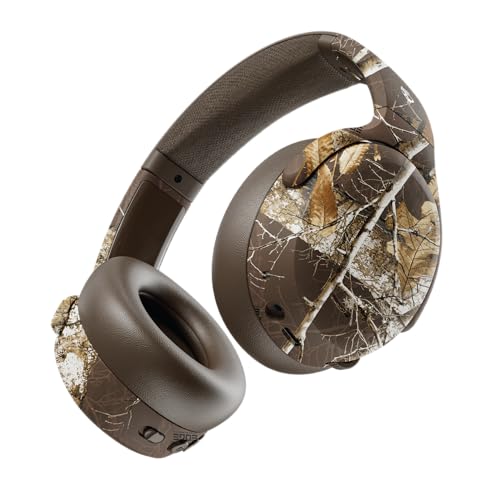 Image of Skullcandy Crusher ANC 2 Wireless Over-Ear Bluetooth Headphones with Multi-Sensory Bass, Active Noise Cancelling, Up to 60 Hours Battery, Microphone for iPhone Android - Realtree Edge Colors Espresso