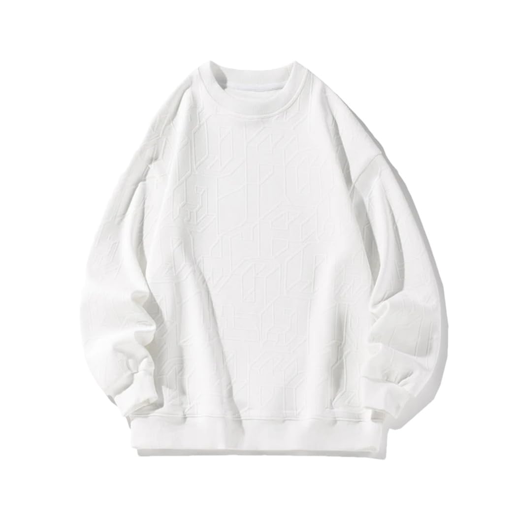Dvbfufv Felpa da uomo alla moda primaverile casual girocollo streetwear hip-hop pullover oversize felpe con cappuccio