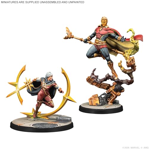 Marvel Crisis Protocol Adam Warlock Moondragon & Quasar miniatura 3