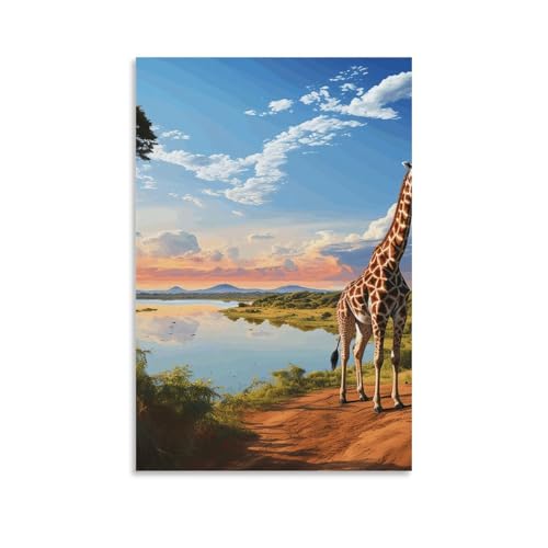 Peinture sur toile de la rivière du Nil pour une déco premium