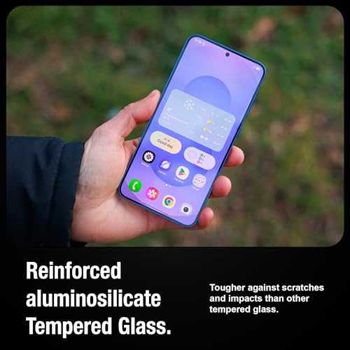 Image of Supershieldz NeoGuard Tempered Glass Screen Protector Guard for Samsung Galaxy S25 Plus and S24 Plus - Case-Friendly, Easy Installation