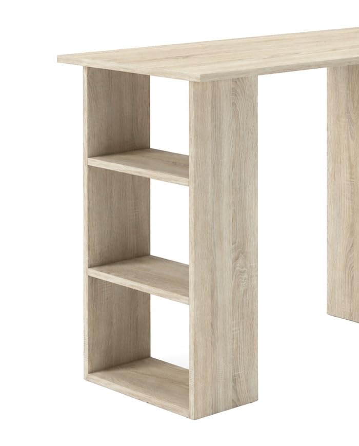 Home Heavenly® Mesa de Escritorio Deski, Color Roble Sonoma