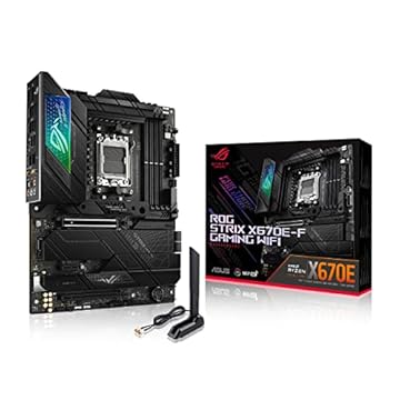 Placa Mãe Asus ROG STRIX X670E-F GAMING WIFI (AM5/4xDDR5/HDMI/DP/M.2/USB 3.2)