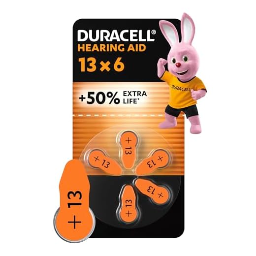 Duracell Hörapparat Batterier Storlek 13, 6-Pack