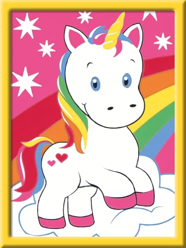 CreArt Kids 8x12cm : Adorable licorne Ravensburger Jeux France - vue 2