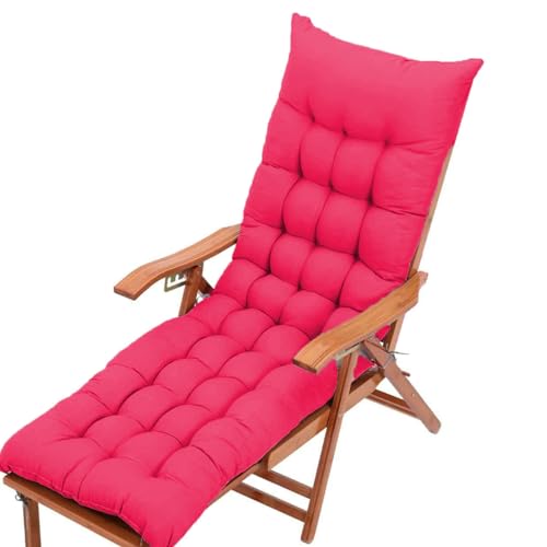 Cojín grueso de repuesto para tumbona reclinable exterior e interior, cojín duradero para muebles de jardín