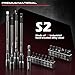 Nut Driver Impact Bit Set - 31-Piece Magnetic Socket Impact Drill Bit Tool Sets Extra Long Hex Nut Setter Driver Holder - Metric SAE Screwdriver Bits 1/4 Drive Shank Adapter Extension