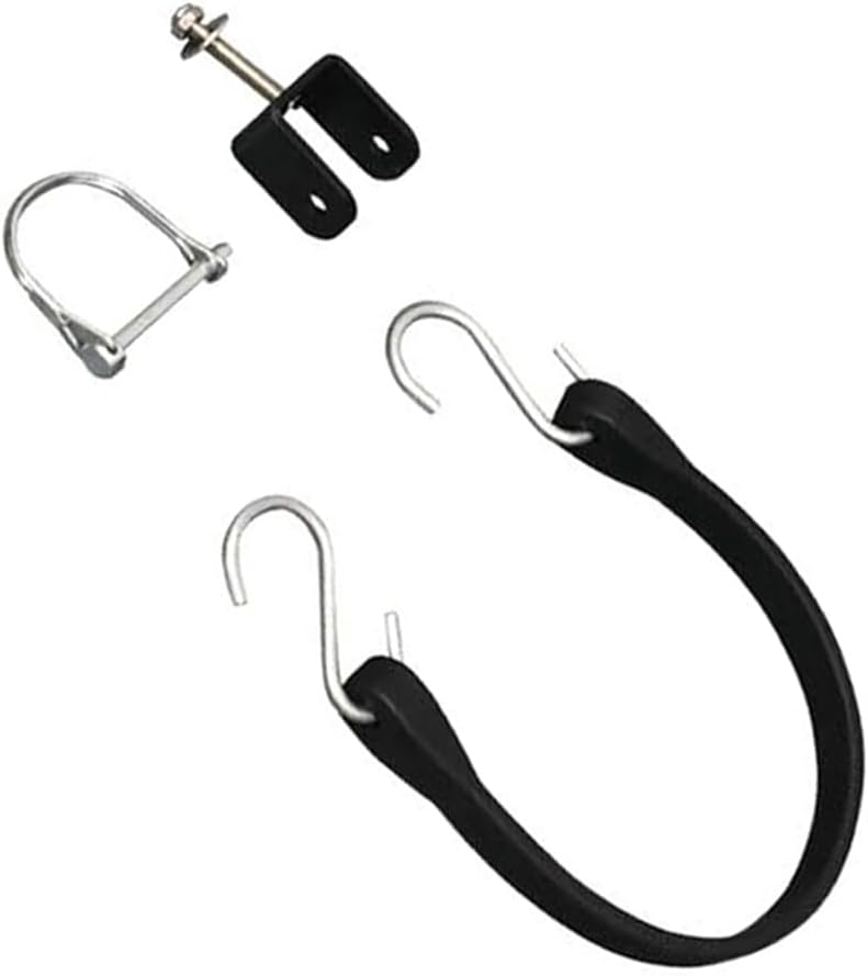 Rubber Boat Motor Bracket Fixing Seat Adjustable Absorber Ship Outboard Engine Fixing Bracket Hull Beam Protector Black