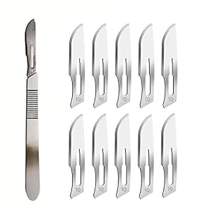ABMRO Sterile Einweg-Skalpell-Klingen Nr. 10