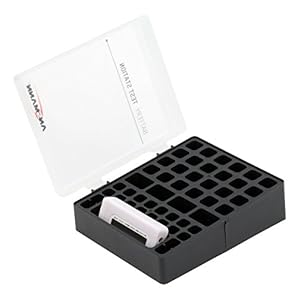 ANSMANN Premium accubox voor 4 Mignon AA of Micro AAA batterijen en batterijen – bewaardoos ter bescherming en transport…