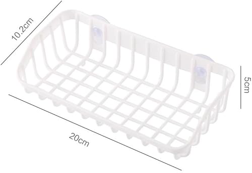 Miniatura 2 de Estante de drenaje multifuncional, estante de almacenamiento colgante, estante de fregadero, ventosa, soporte de esponja de jabón para lavar platos,