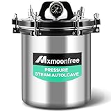 Mxmoonfree 19 Quart Autoclave, High Pressure Steam Autoclave for Lab Culture Medium, Jar Canning and Mushroom Cultivation 110V