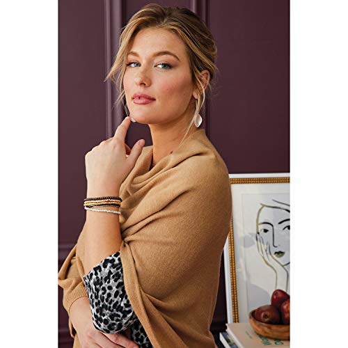 Coco + Carmen Womens Ponchos for Women - Lightweight Womens Shawl in Stonewash, Open Front Poncho Sweater for Women, Versatile Sweater Cape Poncho4