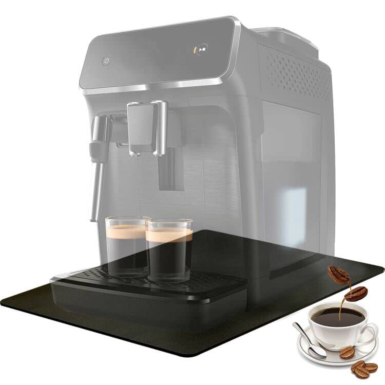 Tappetino In Silicone Per Macchina Da Caffè 48x30 Cm – Antiscivolo, Resistente Al Calore, Impermeabile, Con Bordo Rialzato – Accessorio Barista - 3