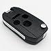 4 Buttons Flip Folding Car Remote Key Fob Cover Key Shell Case Compatible with Honda Civic Accord CRV Fit Pilot