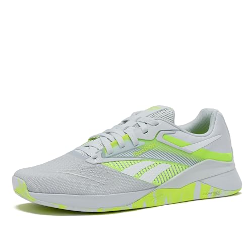 Reebok Unisex Nano X4 Sneaker, Moon/Digital Lime/Footwear White, 43 EU Reebok Unisex Nano X4 Sneaker, Moon/Digital Lime/Footwear White, 43 EU