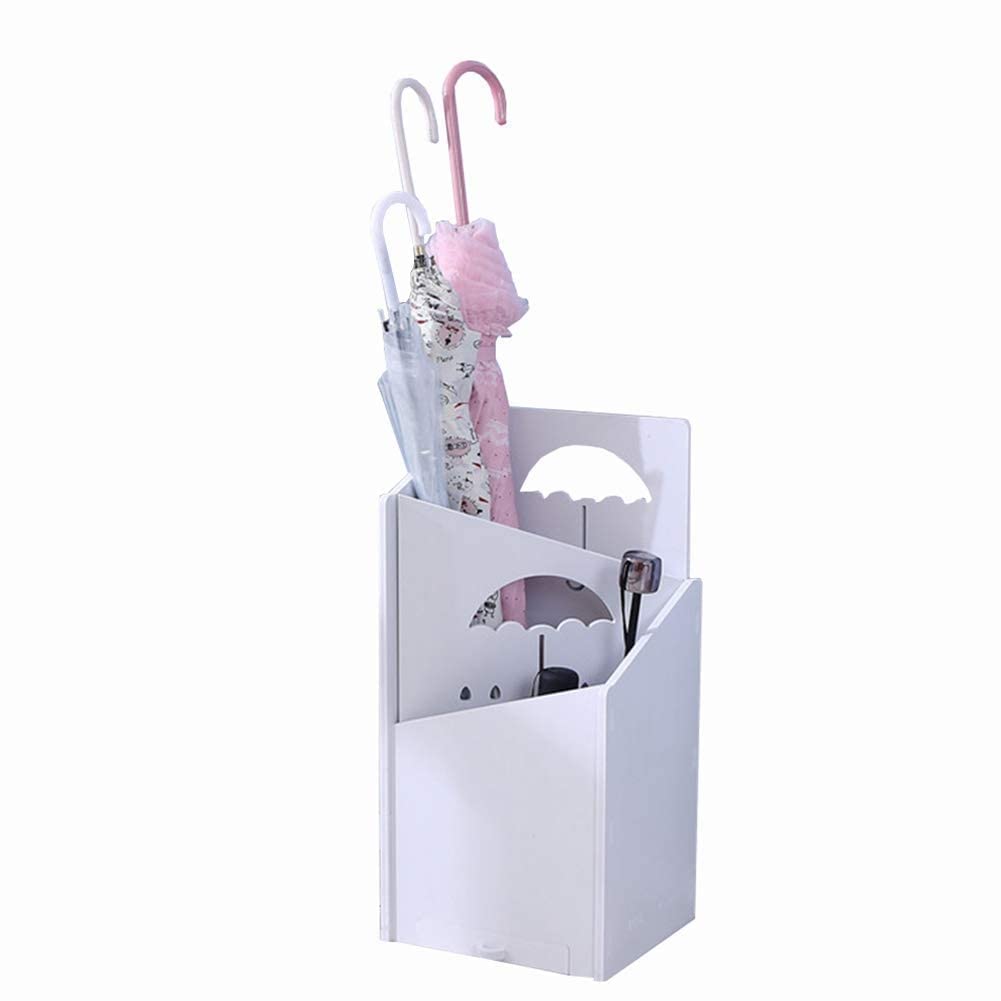 Support de parapluie étanche avec tiroir d'égouttement pour entrée de bureau