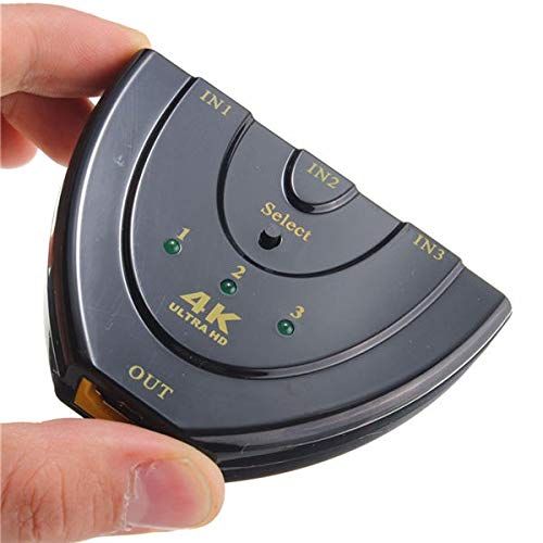 XiaoMall 4K X 2K 3 In 1 Out Ultra HD Multimedia Interface Switch Hub Splitter TV Switcher For HDTV PC