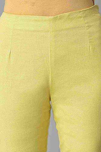 Image of W for Woman Women's Slim Fit Mid Rise Strechable Slim Pants | Trousers