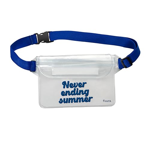 FISURA. Summer, Bleu Mixte Sac Banane étanche, Summer, Bleu, Taille Unique