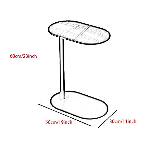 Table de Chevet Mobile SENSEN - Petite Table Basse de Salon Noire - 4