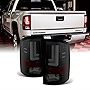 AKKON - For 14-18 Sierra 1500 15-19 Sierra 2500HD 3500HD Black Smoke LED Light Tube Tail Lights Brake Lamps