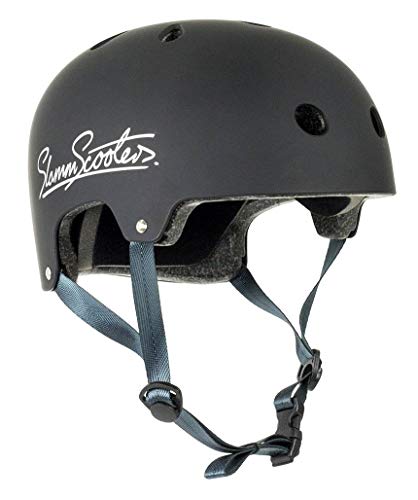 Slamm Scooters Logo Helmet Casco Skateboard Unisex Adulto, Negro (Black), 49 52 cm