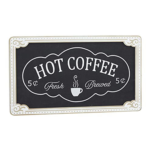 Décoration murale en bois avec texte noir panneau 61x35cm - 8