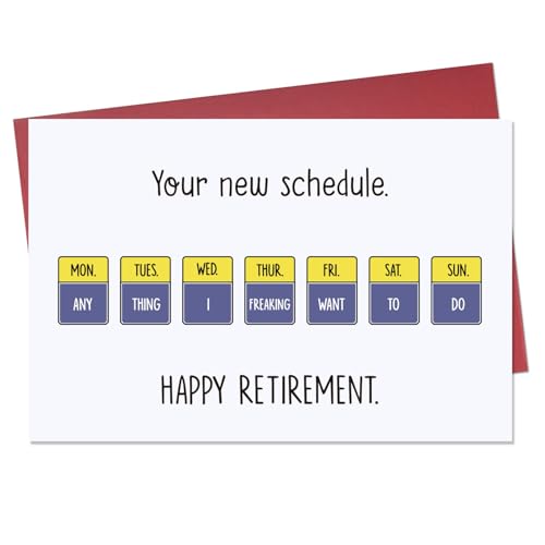 Ithmahco Funny Retirement Card for Men/Women, Coworker Leaving Card for ...