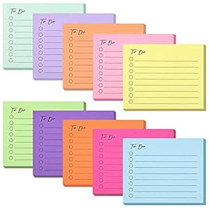 EOOUT Lined Sticky Notes