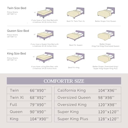 Andency Dark Brown Oversized King Comforter Set, 3 Pieces Lightweight Soft Solid Bed Comforter, Oversized Fluffy Polyester Bedding Set (120x98In, 2 Pillowcases) by Andency - Image 9