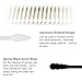 Cotton Swabs, 300Pcs Cotton Buds Double Head 100% Cotton White and Black Natural Paper Sticks Multipurpose Makeup & Cleaning Sterile Sticks