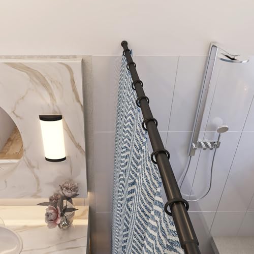 Design House 582809 Adjustable Tension Shower Rod, 50-Inch To 86-Inch, Design House Shower Curtain Rod thumb #7