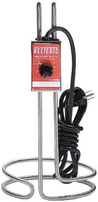 George Ulanet 290-6 HeetGrid Immersion Heater with Dial Controller, 1500 watts, 13" Dia, 115 VAC