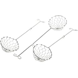 Metaltex 256015010 - Colador de fondue (3 unidades, acero inoxidable)