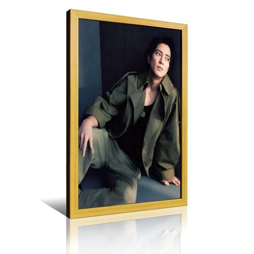 RqvZX|X^[ KXA[ou }bg̃|X^[ t[A͂ȃR[i[̎ʐ^t[AM[̕ǂ̊zS[h A~jEʐ^t[ Wooden Frame-style 24x36inch(60x90cm)