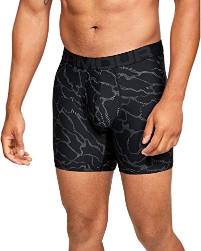 Image of Under Armour mens Multi-pack Performance Tech Boxerjock Brief, 6 inch Inseam, All-day Comfort & Soft