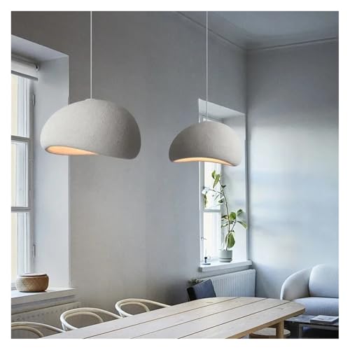 Lustre nordique moderne E27 LED gris 80cm pour table à manger - 7