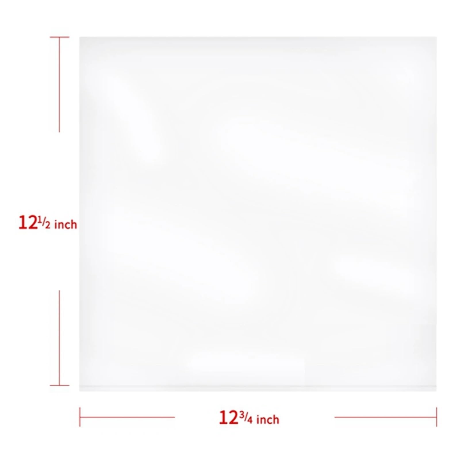 30 Buste Piatte Aperte in Alto da 6,7 ​​Mil, robuste, in plastica, for Dischi in Vinile da 12 Pollici Manicotti Interni per Dischi in Vinile