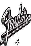 fender squier 70's jazz bass Beleben Sie das Aussehen Ihres Vintage- oder modernen Fender Verstärkers mit einem echten Fender-Verstärker-Logo